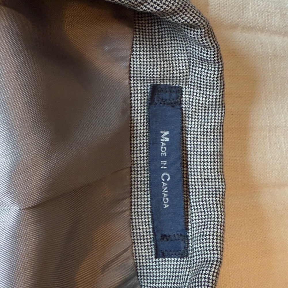 Ralph Lauren Blue Label Black and White Checkered Suit